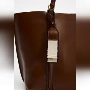 【ZARA】トートバッグ ブラウン | 6071/410 ZARA】トートバッグ ブラウン | 6071/410 (ZARA/トートバッグ